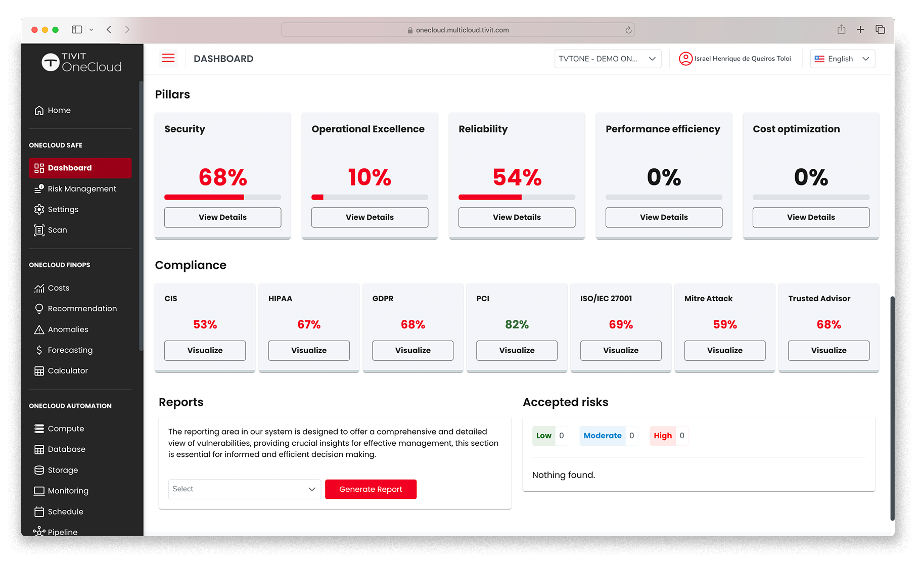 Identify vulnerabilities, threats, and configuration errors before they cause impact.